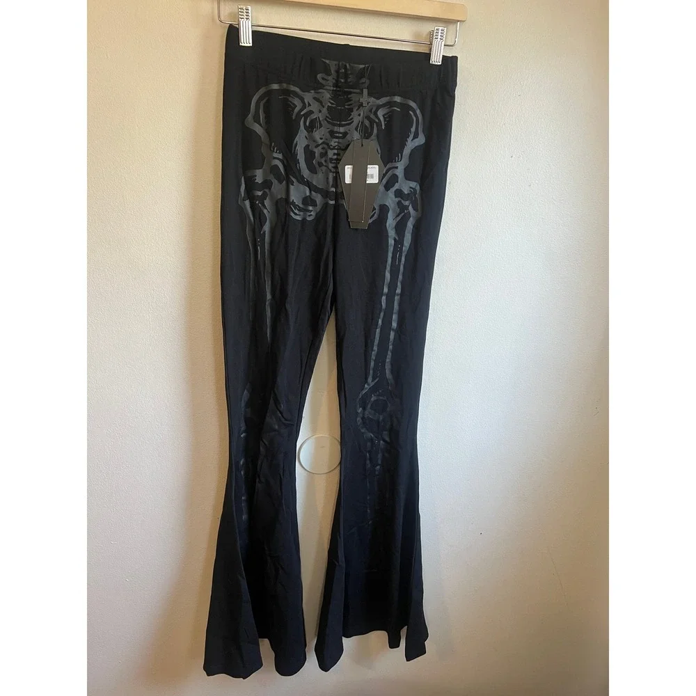 Killstar Skullbone flare‎ leggings